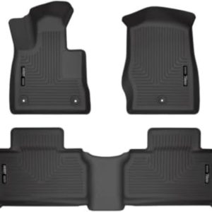 Husky Liners Weatherbeater Floor Mats | Fits 2020-2025 Ford Explorer | Front & 2nd Row, 4-pc Black – 99321