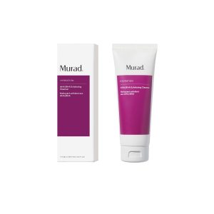 Murad AHA/BHA Exfoliating Cleanser – Triple-Action Cleansing Exfoliator with Salicylic, Lactic, & Glycolic Acids – Creamy Face Wash Removes Dull, Dry Skin for Smoother, Softer Skin