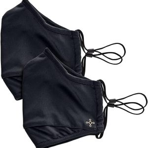Tommie Copper Community Wear Face Masks I Double Lined, Copper Infused, Ear Straps & Nose Wire, Face Covering (Pack of 2)