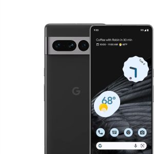 Google Pixel 7 Pro – 5G Android Phone – Unlocked Smartphone with Telephoto/Wide Angle Lens, and 24-Hour Battery – 128GB – Obsidian