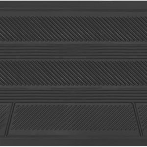Motor Trend Heavy Duty Rear Back Seat Floor Mats 2nd or 3rd Row Floor Mat for Car, SUV & Van – All Weather SUV Black Runner Rubber Mat – Floor Runner Back Row Floor Mat Interior Accessories 57″ x 15″