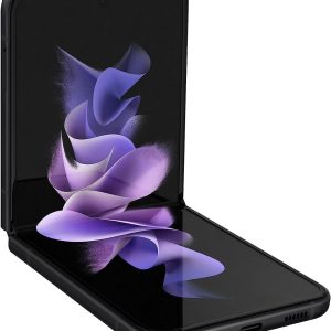 SAMSUNG Galaxy Z Flip 3 5G, US Version, 128GB, Phantom Black – Unlocked (Renewed)