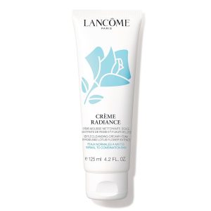 Lancôme Créme Radiance Cream-to-Foam Face Cleanser – Gently Cleanses Skin & Removes Makeup – With Rose & Lotus Flower Extract – 4.2 Fl Oz