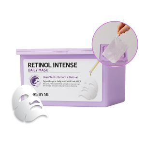 SOME BY MI Retinol Intense Daily Mask – 30 Sheets, 11.8Oz – Mild Korean Retinol Vegan Face Sheet Mask for Glass Skin Routine – Skin Texture, Elasticity and Aging Sign Care – Korean Skin Care