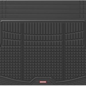 Motor Trend Premium FlexTough All-Protection Cargo Mat Liner – w/Traction Grips & Fresh Design, Heavy Duty Trimmable Trunk Liner for Car Truck SUV, Black (OF-985-BK)