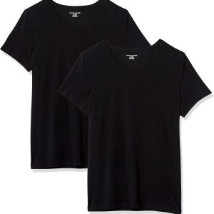 Amazon Essentials Women’s Classic-Fit Short-Sleeve Crewneck T-Shirt, Multipacks