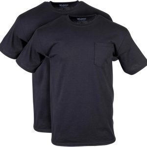 Gildan Adult DryBlend Workwear T-Shirts with Pocket, 2-Pack