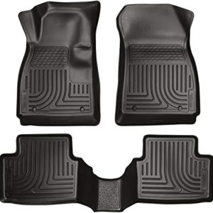 Husky Liners Weatherbeater Floor Mats | Fits 2012-2020 Chevrolet Sonic | Front & 2nd Row, 3-pc Black – 98291