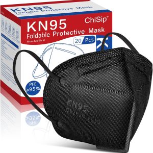 ChiSip Disposable Face Masks, 5 Layer Breathable Masks for Adult, Men, Women