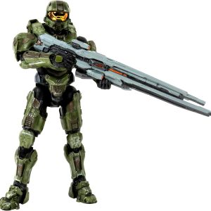 HALO Master Chief 5-6-Inch Articulated Figure with Weapon and Hand Accessories