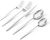 KINGSTONE Silverware Set, 30-Piece Flatware Set Cutlery Set Premium 18/10 Stainless Steel, Tableware Include Forks Knives Spoons for Home Kitchen Restaurant Wedding, Dishwasher Safe