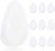 IMPRESA 10 Pack Facial Sponge for Daily Deep Cleansing – Regular Buff Style Exfoliating Pads for Removing Dead Skin, Dirt & Makeup – Normal to Oily – Made in The USA – Reusable Puf – White