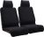 INFANZIA Premium Waterproof Seat Cover Towel Protector Neoprene Universal Fit, Upgraded 100% Washable & Removable Non-Slip Sweat Carseat Towel Covers, Perfect for Gym/Yoga/Workout(Black,2PCS