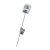 Taylor Programmable Digital Candy and Deep Fry Thermometer with Green Light Alert Display, Long Stem, and Adjustable Pan Clip, White