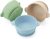 PandaEar 3 Pack Baby Bowls with Suction| Stay Put Silicone Food Bowl for Babies Kids Toddlers Infants| Food Grade Soft Safe BPA-Free Silicone (Multi-Color)