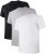 BAMBOO COOL Men’s Undershirt Moisture-Wicking T-Shirts Stretch Crewneck Soft Tees for Men,3 Pack