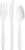 180 Combo Box ZEML White Medium-Weight Disposable Plastic Silverware Cutlery – Utensils