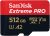 SanDisk Extreme PRO microSDXC UHS-I Memory Card 512 GB + Adapter & RescuePRO Deluxe (for Smartphones, Action Cameras or Drones, A2, Class 10, V30, U3, 200 MB/s Transfer)