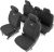 Rough Country Neoprene Seat Covers for Ram 1500 (2009-2018) & 2500 (2010-2018) – Waterproof & UV Resistant, Foam Padded, Front & Rear Seat Cover Set