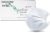 SkyPro 50PCS Medical Grade Procedure Masks, Adult 3 Ply Disposable Hypoallergenic White Face Masks with Elastic Ear Loop Filter Efficiency Greater than 99% Breathable for Hospital