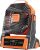 KopBeau Portable Camping Fan with Lights, 20000mAh Rechargeable Battery Operated Fan, Battery Powered Outdoor Beach Tent with 3 Speeds & Hook, Personal USB Table for Camping Accessories Orange