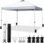 VINGLI 10×10 Pop Up Canopy Tent with Carry Bag and Sandbags, Outdoor Gazebo Canopy Tent Party Tent 10×10 Commercial Canopy