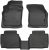 Husky Liners Weatherbeater Floor Mats | Fits 2013 – 2016 Ford Fusion & Lincoln MKZ | Front & 2nd Row, 3-pc Black – 99751