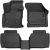 Husky Liners Weatherbeater Floor Mats | Fits 2017 – 2020 Ford Fusion & Lincoln MKZ | Front & 2nd Row, 3-pc Black – 98791