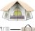 Chihee Camping Tents Pop-Up Stand-up Tent, Family Cabin Tent with Awning Porch 3-Person Outdoor Shelter with Screen Room Large Capacity, Waterproof and Windproof, Easy Setup,Traveling Hiking Picnic