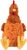 Best Pet Supplies Chicken Crinkle Plush Dog Toys for Interactive Play, Puppy and Senior Indoor Play, Colorful Chicken Toy Shape, Cute and Cuddly – Crinkle Chicken (Brown)