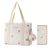 Large Diaper Bag Tote, Maternity Travel diaper tote, Multifunction baby bag, Baby Nappy Bags, Messenger bag (Medium – Flowers)