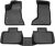 IKON MOTORSPORTS 3D TPE Floor Mats, Compatible with 2011-2023 Dodge Charger AWD & Chrysler 300 AWD, All Weather Waterproof Anti-Slip Liners, Front & 2nd Row Full Set Car Accessories, Black