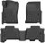 Husky Liners Weatherbeater Floor Mats | Fits 2013 – 2024 Toyota 4Runner; 2014 – 2024 Lexus GX460 | Front & 2nd Row, 3-pc Black – 99571