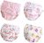 Toddler Potty Training Pants 4 Pack,Cotton Training Underwear Size 2T,3T,4T,Waterproof Underwear for Kids
