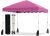 Tangkula 10×10 FT Pop Up Canopy, UPF50+ Easy Set up Instant Tent with Wheeled Bag, 8 Stakes, 4 Anchors, 4 Wind Ropes, 4 Sandbags, Heavy Duty Outdoor Canopy Tent 10×10 for Patio Party Backyard (Pink)