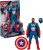 Marvel Avengers Captain America: Brave New World Flight Mode Action Figure with Accessories, 9-Inch-Scale (22 cm) Super Hero Toys for Kids Ages 4+