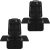 Car Seat Protector, 2 Pack of Seat Protectors, Thickest Padded 600D Fabric Padding, Waterproof, Durable, Anti Slip Backing, Child Seat Protection, Suitable for Babies, Toddlers, Children(2 Protector)