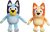 Bluey & Bingo Small Plush Bundle – 2 Pack Soft Stuffed Animals for Kids, Perfect Size for Little Hands, Cuddly Travel Toys, Embroidered Faces, Gift for Toddlers Ages 3+