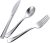 N9R 500PCS Silver Plastic Cutlery Set – 200 Forks, 150 Knives, 150 Spoons – Disposable, Premium, Sturdy – Silver, Plastic – Perfect for Gathering, Weddings, Parties