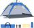 Pop Up Beach Tent Sun Shade Shelter for 3-4 Person with UPF 50+, Lightweight & Easy Setup, Vent Windows & Zippered Door, Extended Floor Family Instant Beach Tent
