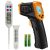 Digital Infrared Thermometer Gun & Meat Thermometer for Cooking,BBQ,Pizza Oven,-58℉~1112℉,Handheld Non Contact Heat Laser Temperature Gun (Not for Human)