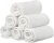6 Pack Rayon Microfiber Inserts Liners for Adults Cloth Diapers for Incontinence Care, 4-Layer Washable Reusable Large Absorbent (White-Medium)