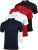 PINSPARK 1/3/4/5 Pack: Golf Polo Shirts for Men Multipacks Quick Dry Short Sleeve Collared Shirt Slim Fit Casual Polos Shirt