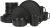 Gibson Home Zuma Stoneware Plates, Bowls, & Mugs Dinnerware Set – Matte Black, Service for Four (16pcs)