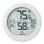 SECRUI Digital Hygrometer Thermometer for Room Temperature Humidity Meter Indoor Thermometer Accuracy Calibration LCD Temperature Sensor with Maximum and Minimum Records, TH1, White