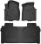 Husky Liners Weatherbeater Floor Mats | Fits 2019 – 2024 Chevrolet Silverado & GMC Sierra 1500; 2020-2024 Silv./Sierra 2500/3500 Crew Cab w/Carpet & Underseat Stg | Front & 2nd Row, 3-pc Black – 94021