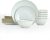 Famiware Jupiter Dinnerware Set, Plates and Bowls Dish Sets for 6 (18 Pieces), Microwave and Dishwasher Safe Stoneware Tableware, Chip and Scratch Resistant, Light Blue
