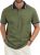 Men’s Casual Short Sleeve Polo Shirts Classic Button Summer Collared Golf Top T-Shirt with Pocket