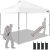 Eurmax USA NOMATTER ONE-Person Open&Close 10x10ft Pop Up Canopy Tent,Portable Shelter for Outdoor Events,Instant Canopies, Temporary Sunshade,Bonus 4 Sand Bags(White)