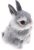 GUDVES Mini Realistic Cute Plush Rabbits Fur Lifelike Animal Easter Bunny Simulation Toy Model Gift Miniatures Decorations (Rabbit Plush Toys)